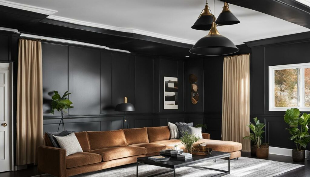 zwart plafond